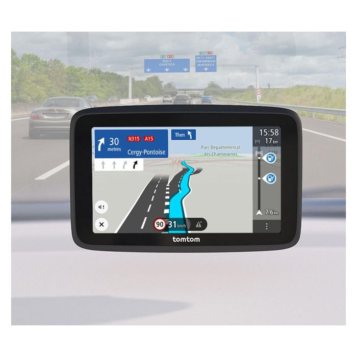 TomTom GO Classic 6" 2nd gen - GPS con pantalla táctil de 6 pulgadas, 32 GB, mapas de Europa y América, idiomas: Español, Inglés, Francés, etc. TomTom GO Classic 6" 2nd gen - GPS con pantalla táctil de 6 pulgadas, 32 GB, mapas de Europa y América, idiomas: Español, Inglés, Francés, etc.