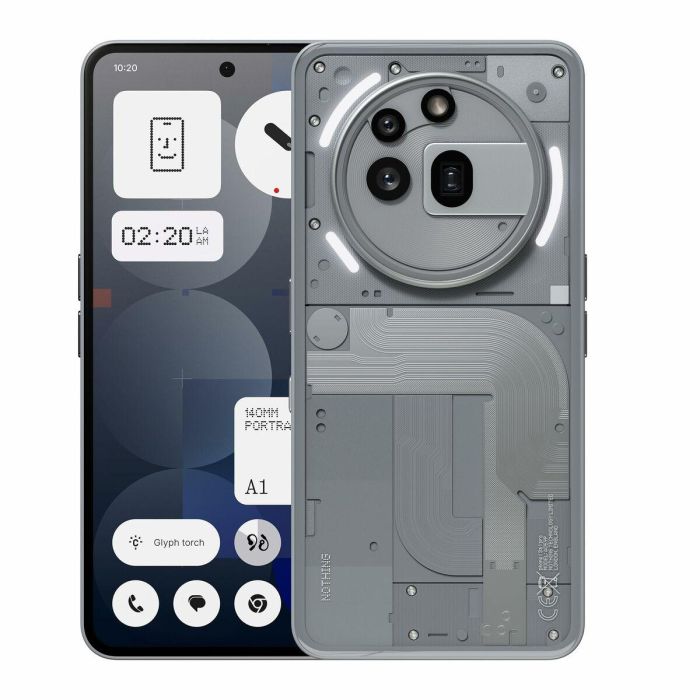 Smartphone Nothing phone A10400167 Octa Core 12 GB RAM 256 GB Gris 12 Smartphone Nothing phone A10400167 Octa Core 12 GB RAM 256 GB Gris 12