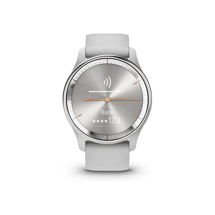 Garmin vivomove Trend Reloj Inteligente 40mm Plata con GPS y Pantalla Táctil LCD
