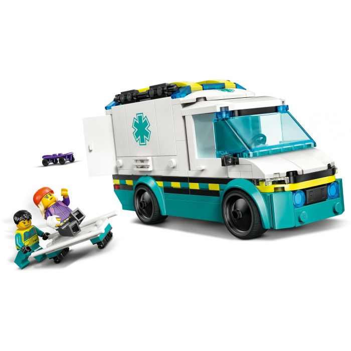 LEGO 60451 City Ambulancia de Emergencias, Juego de Construcción, 184 Piezas, Juguete para Niños de 5+ Años 3