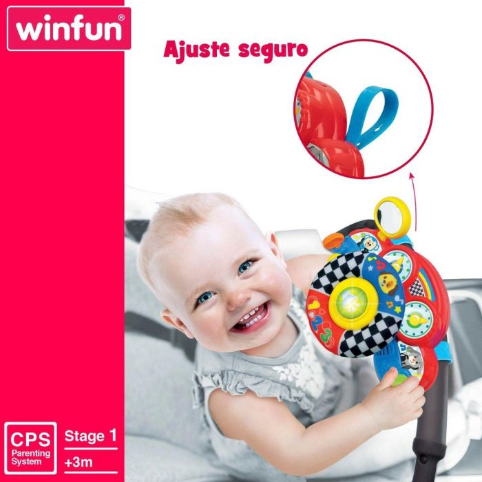 Volante para Carrito de Paseo Winfun 29 x 17 x 10,5 cm (4 Unidades) 3