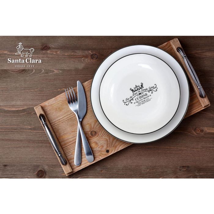 Santa Clara Vajilla Redonda "Cuisine" 18 Piezas (2 Unidades) 4