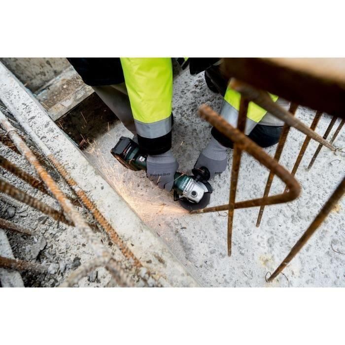 Amoladora angular a batería - METABO - W 18 L 9-125 - 18 V - MetaBOX 165 L 5 Amoladora angular a batería - METABO - W 18 L 9-125 - 18 V - MetaBOX 165 L 5