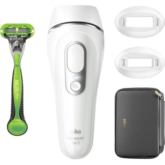 Braun IPL PL5145 Depiladora de luz pulsada, Blanco, verde y negro 1