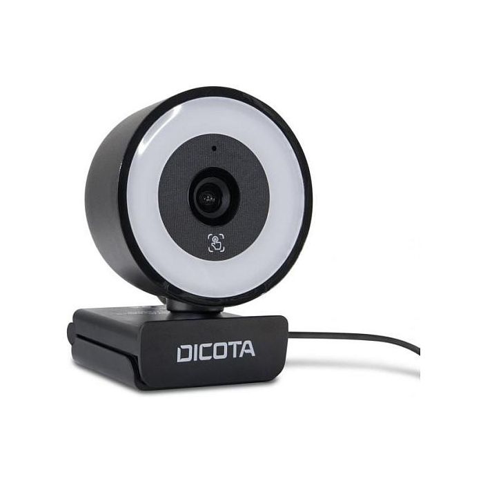DICOTA D32066 Webcam Ringlight 5MP 4K Ultra HD Negro 1