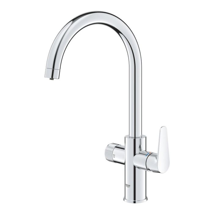 GROHE 30592000 Grifo de Cocina con Sistema de Filtración de Agua Blue Pure StartCurve Cromo, Caño Alto en C, Rotación 150° 5 GROHE 30592000 Grifo de Cocina con Sistema de Filtración de Agua Blue Pure StartCurve Cromo, Caño Alto en C, Rotación 150° 5