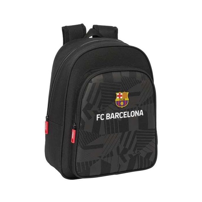 Mochila infantil adapt.carro f.c.barcelona "black" 27x33x10 cm