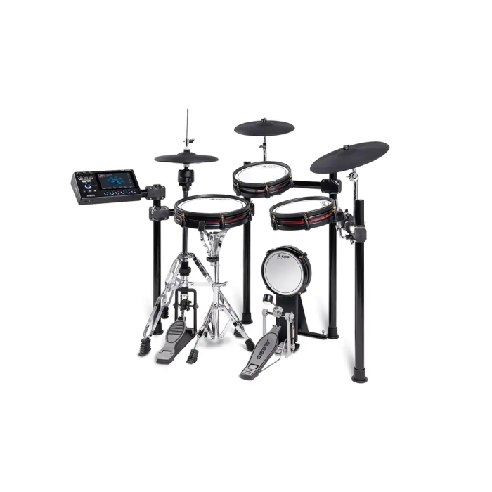 Alesis Strata Club Batería Electrónica con Módulo Core Drum, Pantalla Táctil de 7", 360°, Triple Zona, Bluetooth Audio+MIDI I/O 1