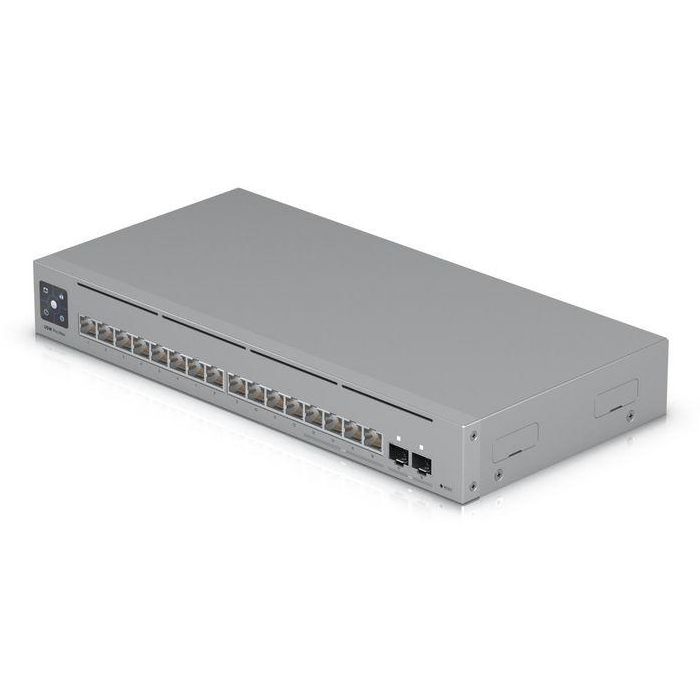 Ubiquiti Switch Layer 3 de 16 Puertos con 4x 2.5 GbE, 12x GbE, 2x 10G SFP+, Etherlighting™ y 50W 7 Ubiquiti Switch Layer 3 de 16 Puertos con 4x 2.5 GbE, 12x GbE, 2x 10G SFP+, Etherlighting™ y 50W 7