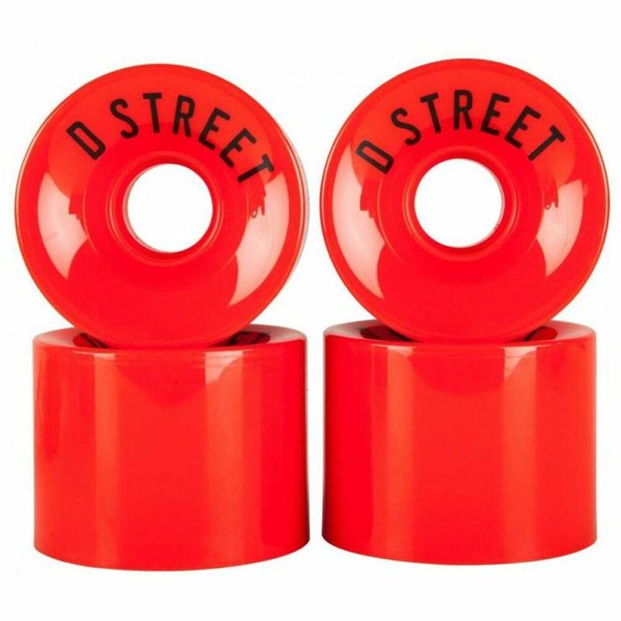Ruedas Dstreet DST-SKW-0001 59 mm Rojo 3 Ruedas Dstreet DST-SKW-0001 59 mm Rojo 3