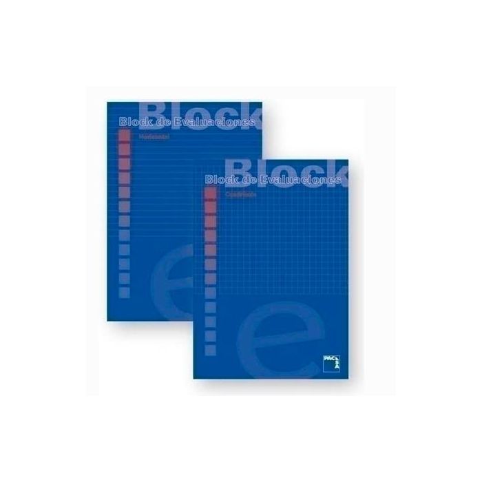 Pacsa Bloc Examen A4 50 Hojas 60 gr Cuadrícula 4x4 mm Encolado (Pack 10 Unidades) (10 Unidades)