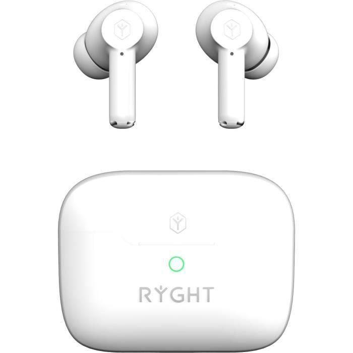 Auriculares inalámbricos - Bluetooth 5.3 - RYGHT - Jumo ANC - Blanco