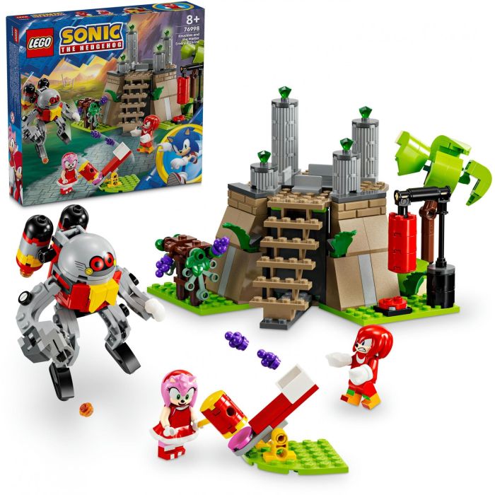 LEGO 76998 Sonic the Hedgehog Set de Knuckles y el Santuario del Maestro Jugador Esmeralda 14