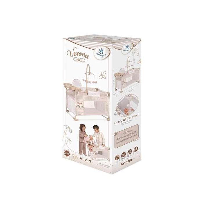 Decuevas Armario Cambiador Plegable con Accesorios para Muñecas de hasta 42 cm. 6