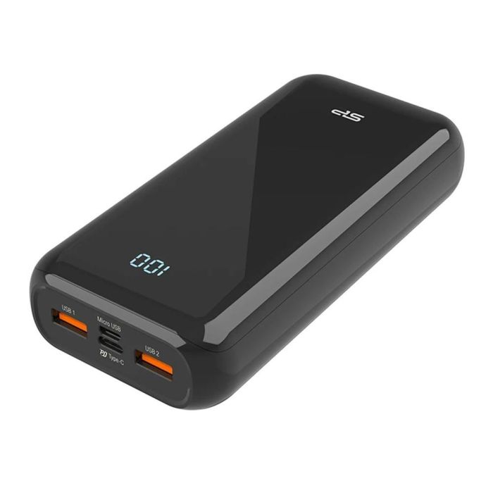 Silicon Power SP20KMAPBKQS280K Powerbank QS28 20000mAh Negro con Carga Rápida QC y Power Delivery para Teléfonos y Tablets 2