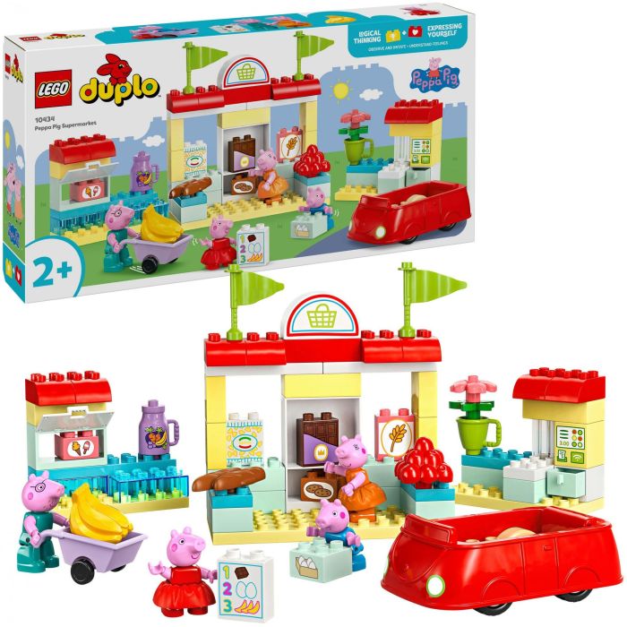 LEGO DUPLO 10434 Set de Juego Supermercado de Peppa Pig – juguete infantil para niños de 2+ años 2