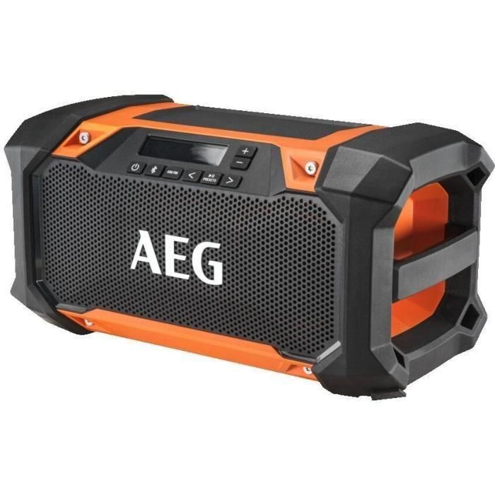 Radio - AEG POWERTOOLS - BRSP18-0 - 18V - Bluetooth - Alcance 30m - 30W - AM/FM - Pantalla LCD - IP54 - Sin batería ni cargador 3