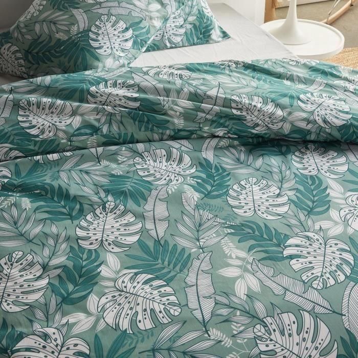 Today TOD3574641288976 Juego de Cama Estampado Jungla para 2 Personas 220x240 cm Azul 1