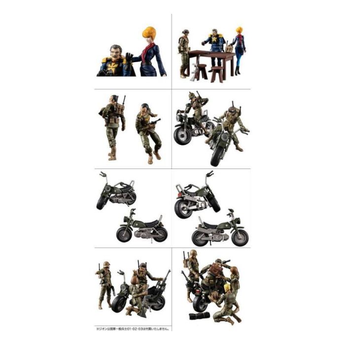 Megahouse Figuras G.M.G Mobile Suit Gundam - Pack con Figuras y Vehículo, 10 cm 4 Megahouse Figuras G.M.G Mobile Suit Gundam - Pack con Figuras y Vehículo, 10 cm 4