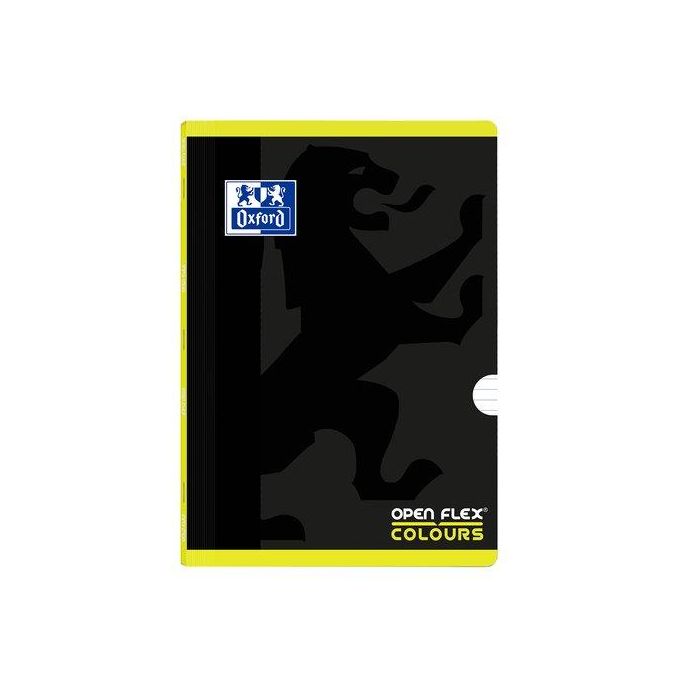 Oxford Libreta Grapada Openflex Colour A4 90 gr 1 Línea 2M Tapa de Plástico Pack 10 Ud