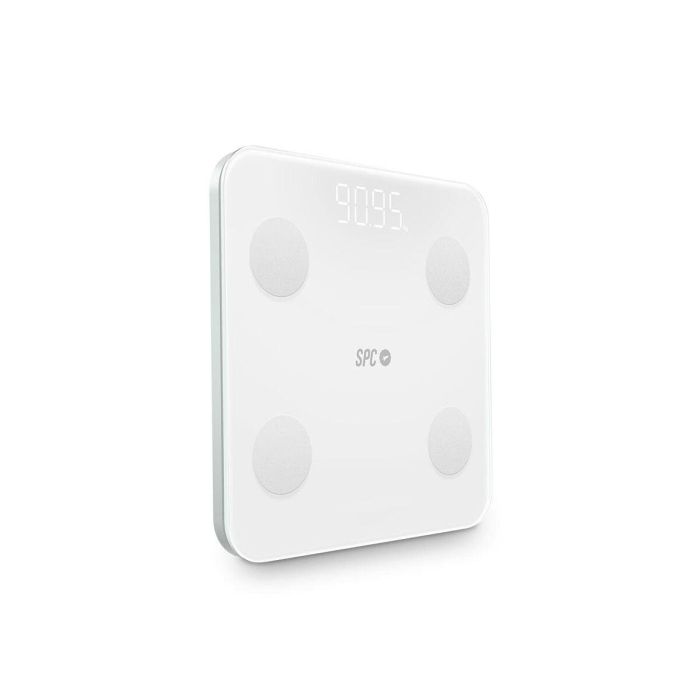 Báscula Digital de Baño SPC Internet ATENEA FIT 3 Blanco Cristal Templado 180 kg 50 x 50 x 28 cm 1
