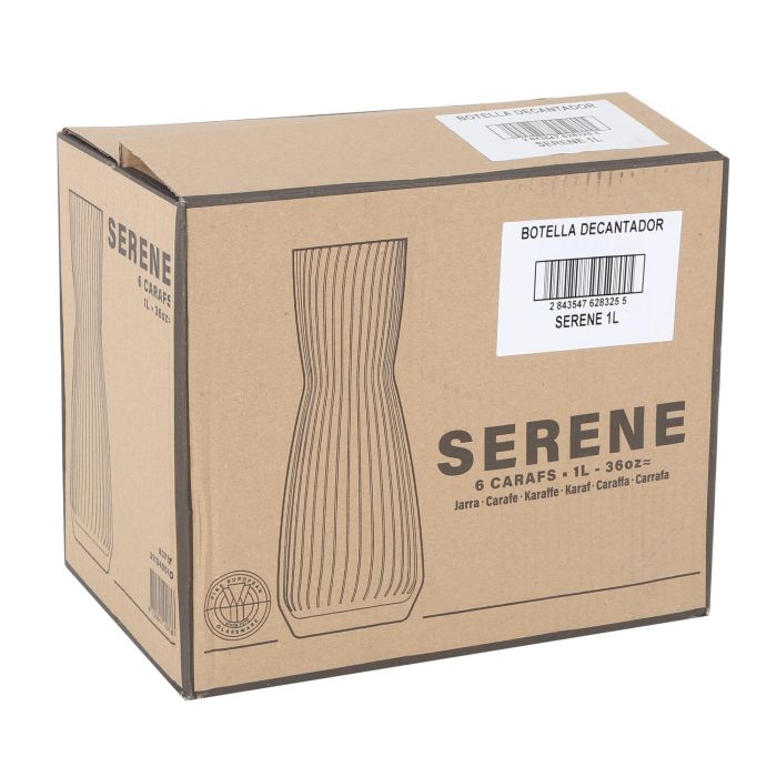 Botella Decantador Serene 1L - Inde (6 Unidades) 2 Botella Decantador Serene 1L - Inde (6 Unidades) 2