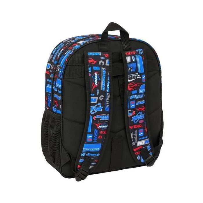Safta Mochila Junior Adapt. Carro Hot Wheels 32x38x12 cm (3+ años) 1