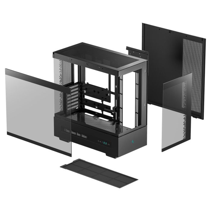 DeepCool Midi CH690 DIGITAL Torre PC Negro ATX micro ATX Mini-ITX ABS SPCC Vidrio Templado Juego