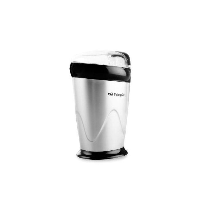 Orbegozo MO 3250 Molinillo de Café Eléctrico 150W con Cuchillas de Acero Inoxidable y Tapa Transparente para Semillas 3