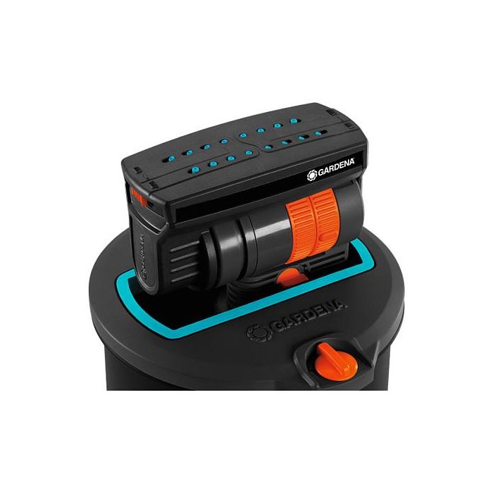 Gardena Versenk-Viereckregner OS 140 Aspersor Emergente para Césped, Área de Riego hasta 140 m², Negro 2