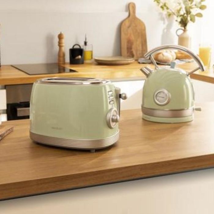 Tostadora Cecotec Vintage 800 Light Green 850 W 1