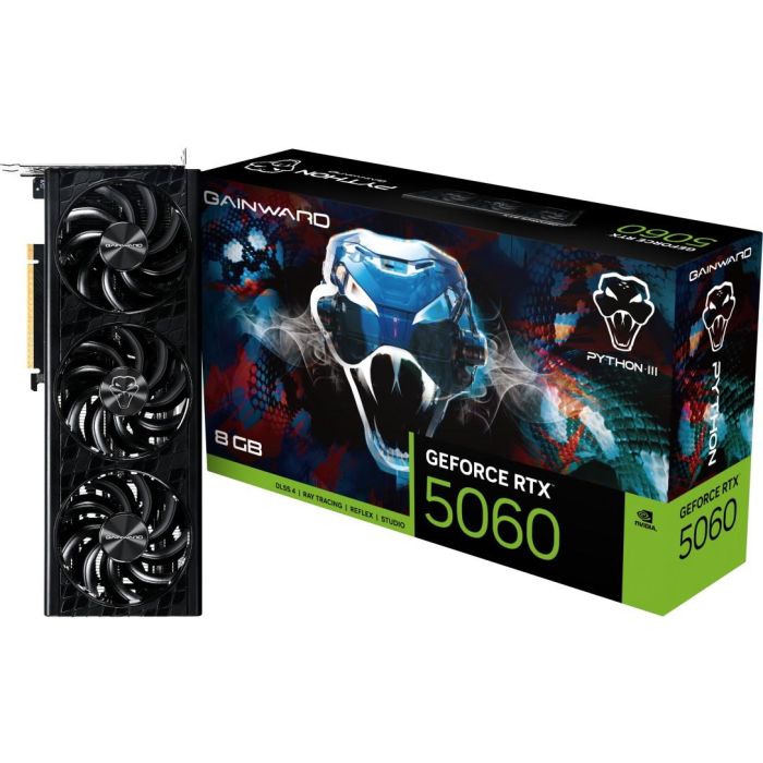 Gainward RTX5060 Python III 8GB GDDR7 HDMI 3xDP 9 Gainward RTX5060 Python III 8GB GDDR7 HDMI 3xDP 9