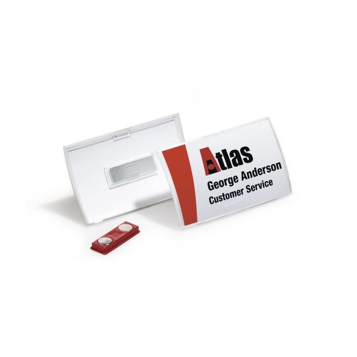 DURABLE Namensschild Click Fold m Magnet 40x75mm 10 St 14 DURABLE Namensschild Click Fold m Magnet 40x75mm 10 St 14