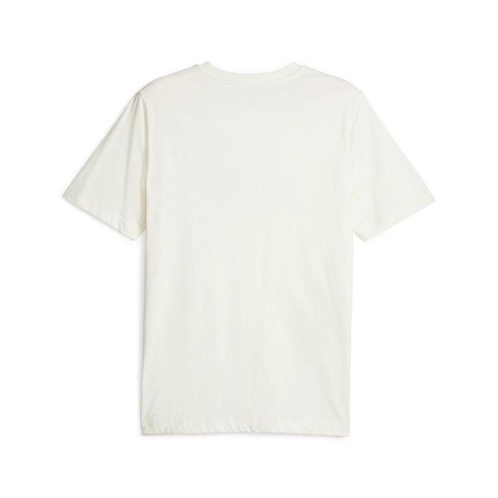 Camiseta de Manga Corta Hombre Puma Ess+ Blanco Natural