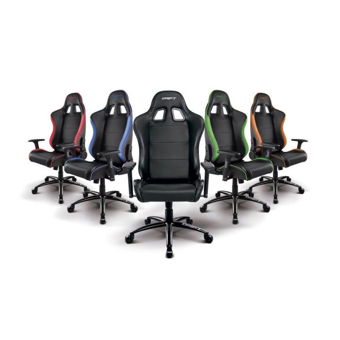 DRIFT DR200 Silla Gaming Profesional, Asiento Acolchado, Reposabrazos Ajustable 3D, Respaldo Reclinable hasta 135 Grados, Negro 7