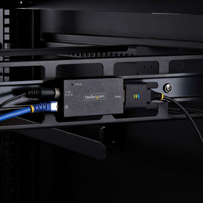 Cable USB Startech I13-SERIAL-ETHERNET Negro 2