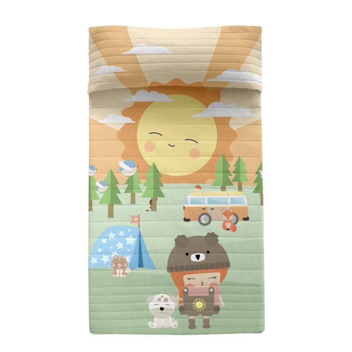 Colcha HappyFriday Happynois Multicolor 200 x 260 cm Camping