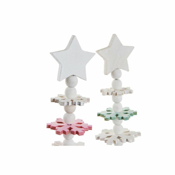 Arbol Navidad Fantasia DKD Home Decor Verde Rosa 11 x 41 x 11 cm (2 Unidades) 2 Arbol Navidad Fantasia DKD Home Decor Verde Rosa 11 x 41 x 11 cm (2 Unidades) 2