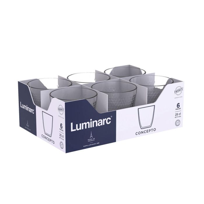 Vaso Luminarc Concepto Pampille 250 ml Transparente Vidrio (24 Unidades) 3