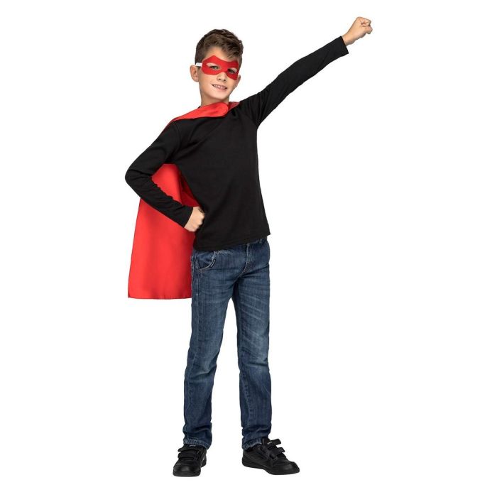 My Other Me Capa de Súper Héroe Roja para Niños, Talla 3 a 6 Años, Material: 100% Poliéster 5 My Other Me Capa de Súper Héroe Roja para Niños, Talla 3 a 6 Años, Material: 100% Poliéster 5