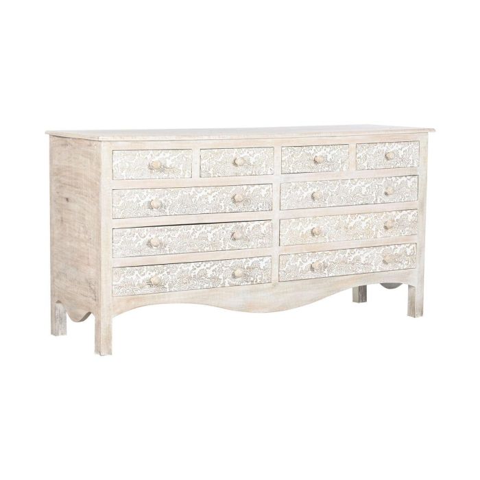 Comoda Romantico DKD Home Decor Blanco Natural 41 x 75 x 145 cm