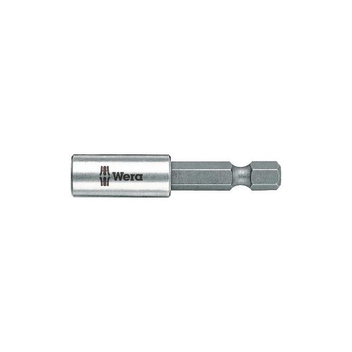 Wera 05134480001 - Soporte universal para puntas, acero inoxidable, vástago hexagonal 1/4", 50 mm