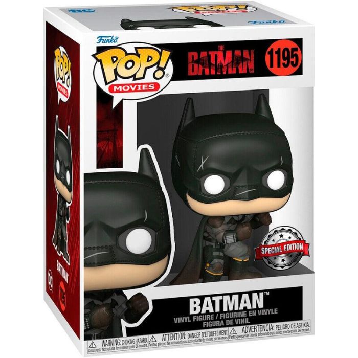 FUNKO Figura POP The Batman - Batman Exclusiva 9cm Vinilo