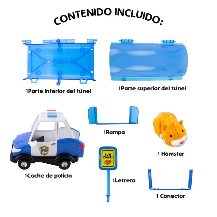 Zhu Zhu Hamster City Police Car Z1078 Jazwares 2 Zhu Zhu Hamster City Police Car Z1078 Jazwares 2