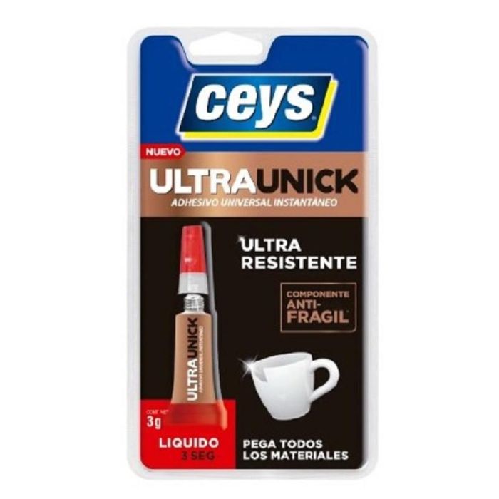 Ceys 504038 Adhesivo Instantáneo Ultraunik 3Gr 0 Ceys 504038 Adhesivo Instantáneo Ultraunik 3Gr 0