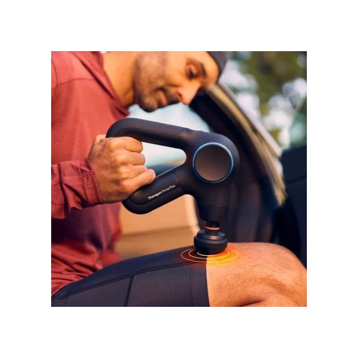 THERABODY THERAGUN PRIME PLUS - Pistola de masaje con terapia de calor, compatible con accesorios Plus, Negro, TG0004116-3A10 3