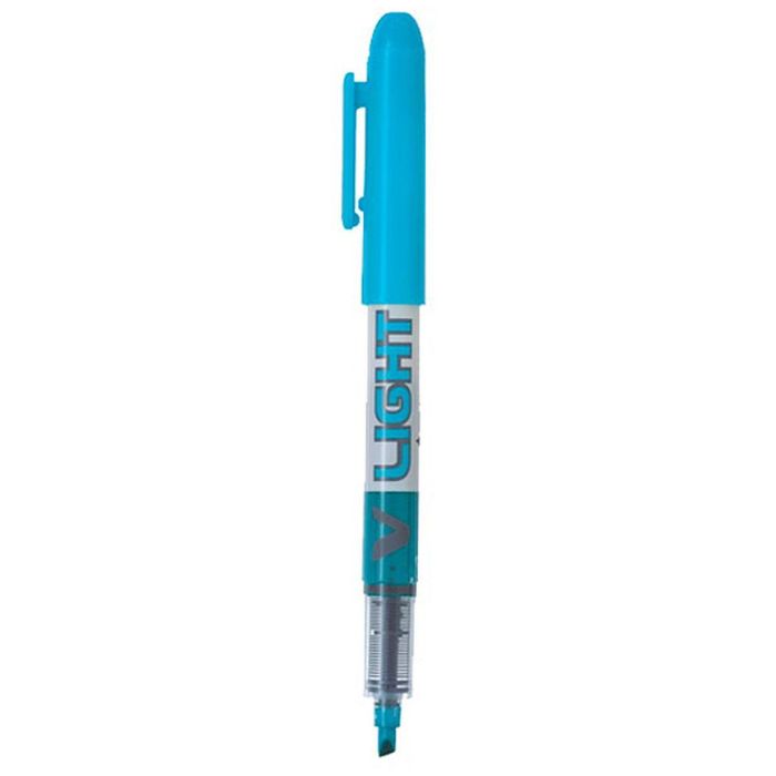 Marcador Fluorescente Pilot V Light Azul (12 Unidades) Marcador Fluorescente Pilot V Light Azul (12 Unidades)