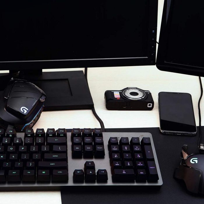 Logitech G G512 Teclado mecánico para juegos LIGHTSYNC RGB Carbono, alto rendimiento con interruptores mecánicos y relé USB 1 Logitech G G512 Teclado mecánico para juegos LIGHTSYNC RGB Carbono, alto rendimiento con interruptores mecánicos y relé USB 1