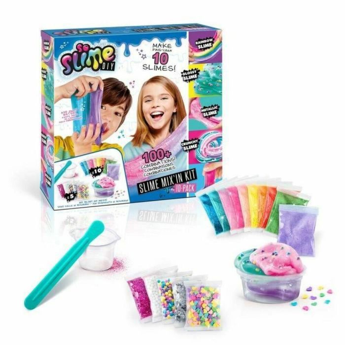 Canal Toys Slime Kit Mix'in - Pack de 10 Slimes para Crear, Mezclar y Hacer Creaciones Únicas e Increíbles 0 Canal Toys Slime Kit Mix'in - Pack de 10 Slimes para Crear, Mezclar y Hacer Creaciones Únicas e Increíbles 0