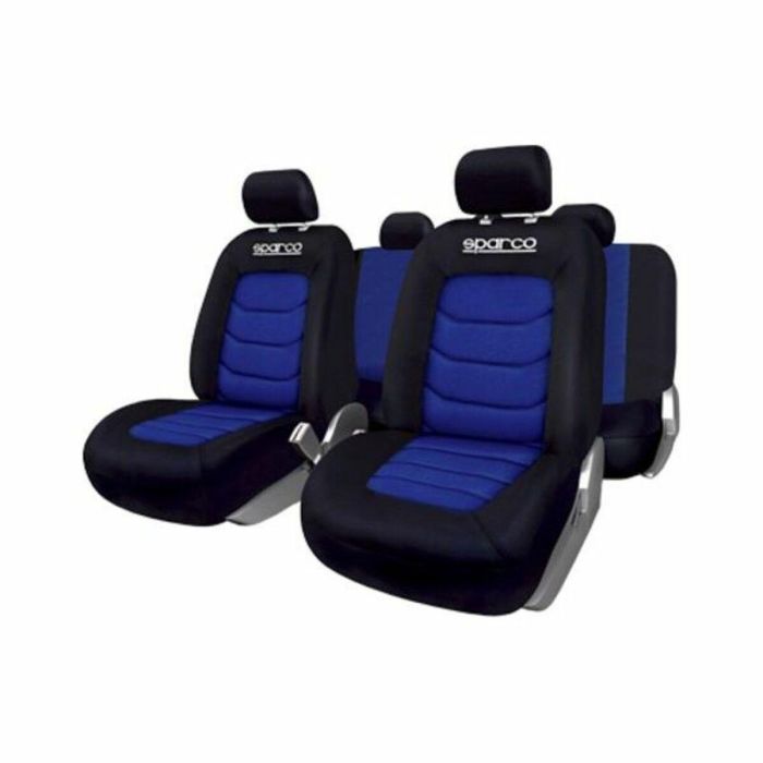 Fundas para Asientos de Coche Sparco S-Line Universal (11 pcs) 2 Fundas para Asientos de Coche Sparco S-Line Universal (11 pcs) 2